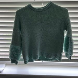 Blue and teal sweater